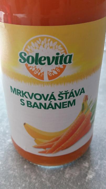 Fotografie - Mrkvová šťáva s banánem Solevita