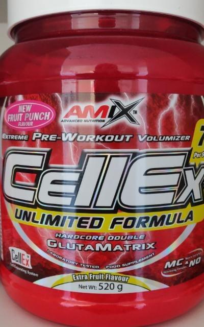 Fotografie - CellEx Unlimited Fruit Punch Amix Nutrition