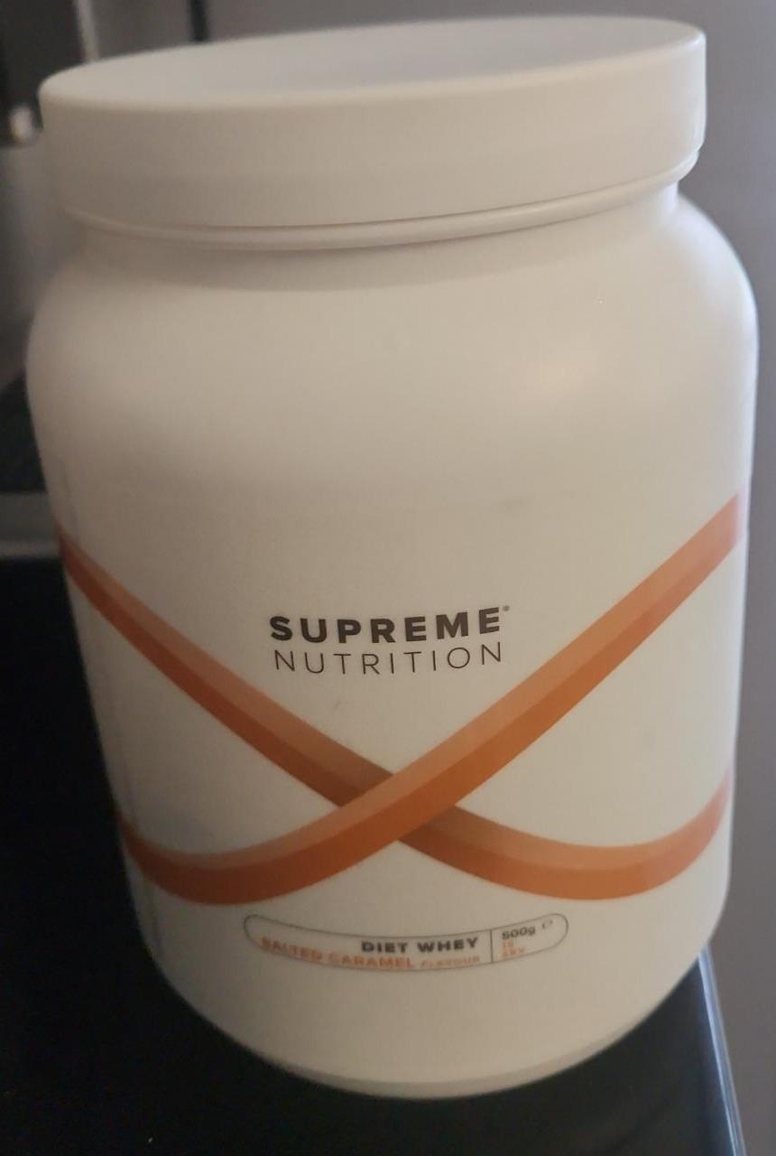 Fotografie - Diet Whey Salted Caramel Supreme Nutrition