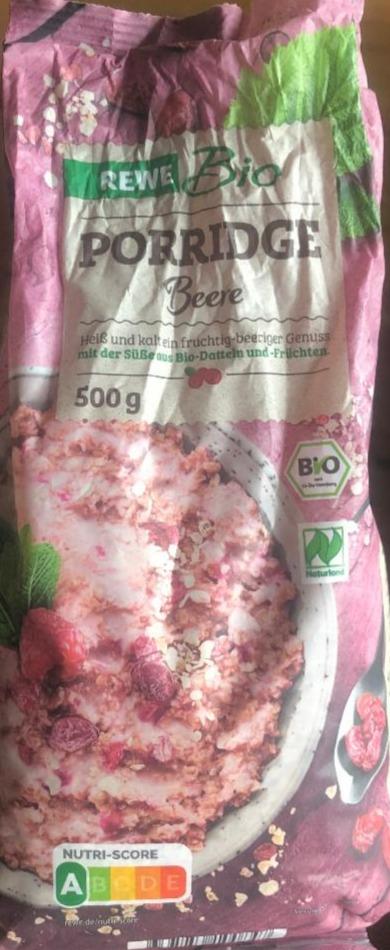 Fotografie - Porridge Beere Rewe bio