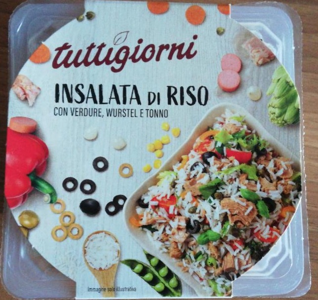 Fotografie - Insalata di riso con verdura, wurstel e tonno tuttigiorni