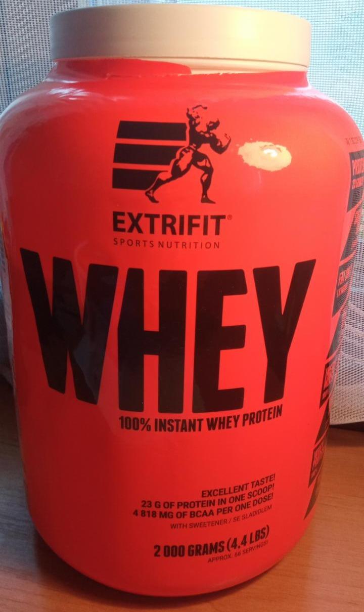 Fotografie - 100% instant whey protein vanilla Extrifit