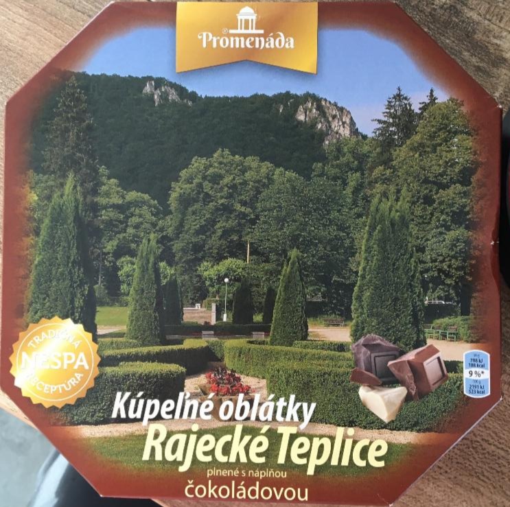 Fotografie - Kúpeľne oblátky s príchuťou čokoláda