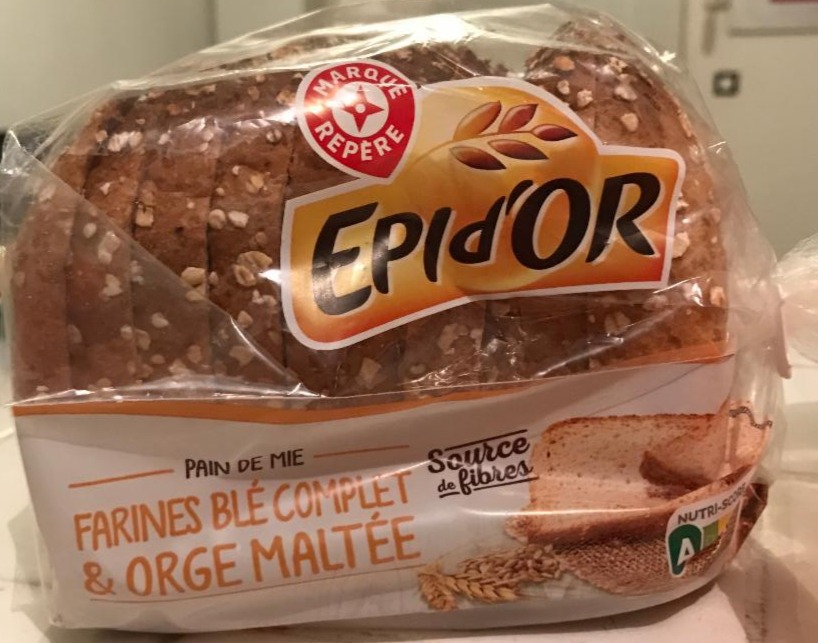 Fotografie - Pain de mie farines blé complète & orge maltée Epi d'Or