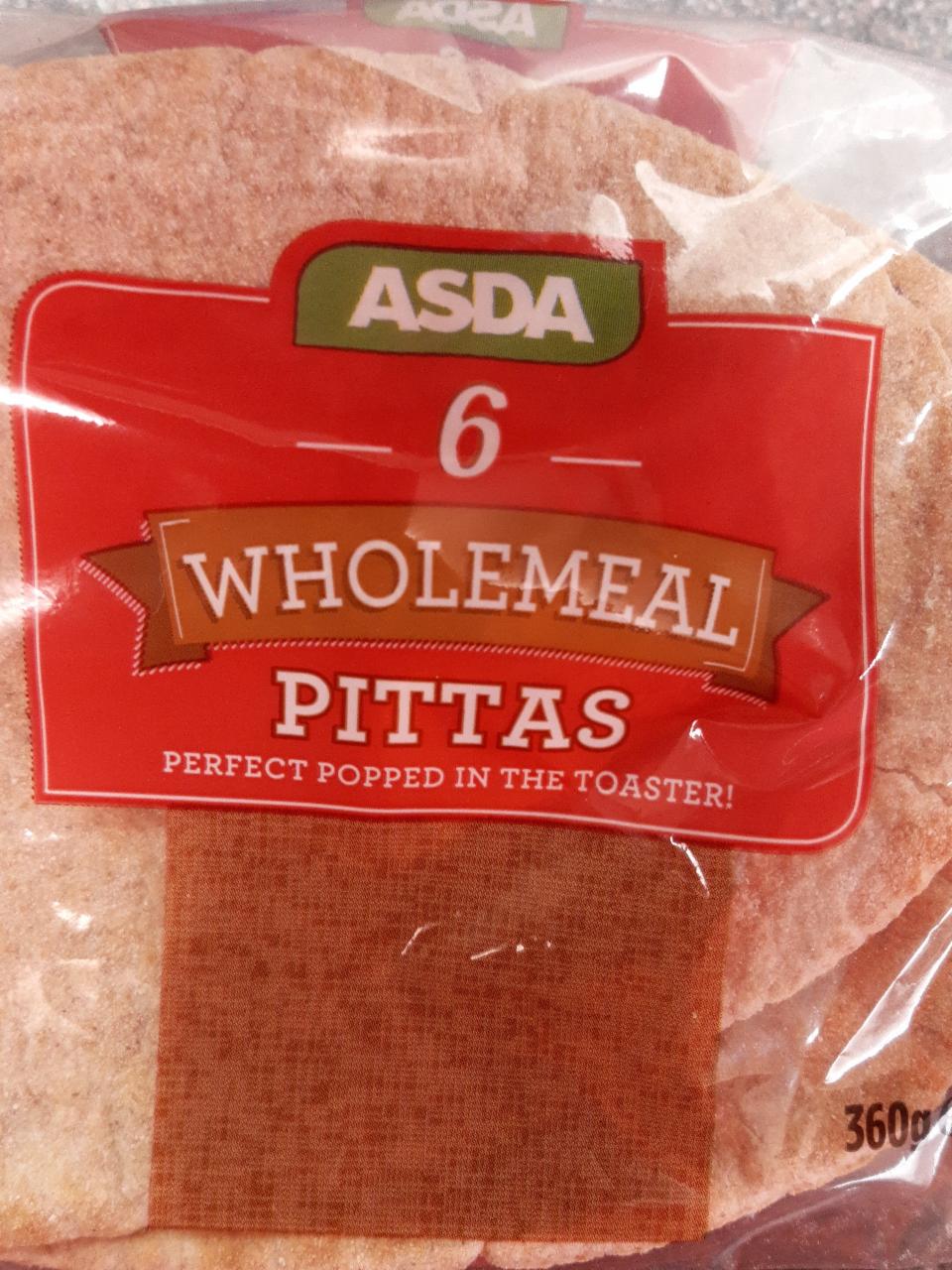 Fotografie - Wholemeal Pittas Asda