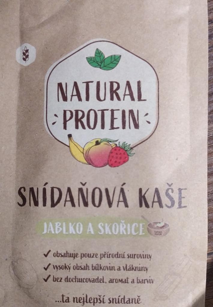 Fotografie - Snídaňová kaše Jablko a skořice Natural protein