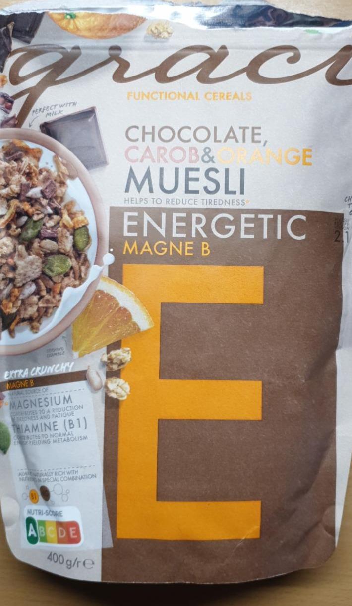 Fotografie - Muesli ENERGETIC Chocolate, Carob & Orange Graci