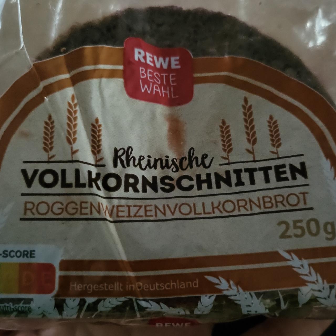 Fotografie - Rheinische Vollkornschnitten Rewe beste wahl