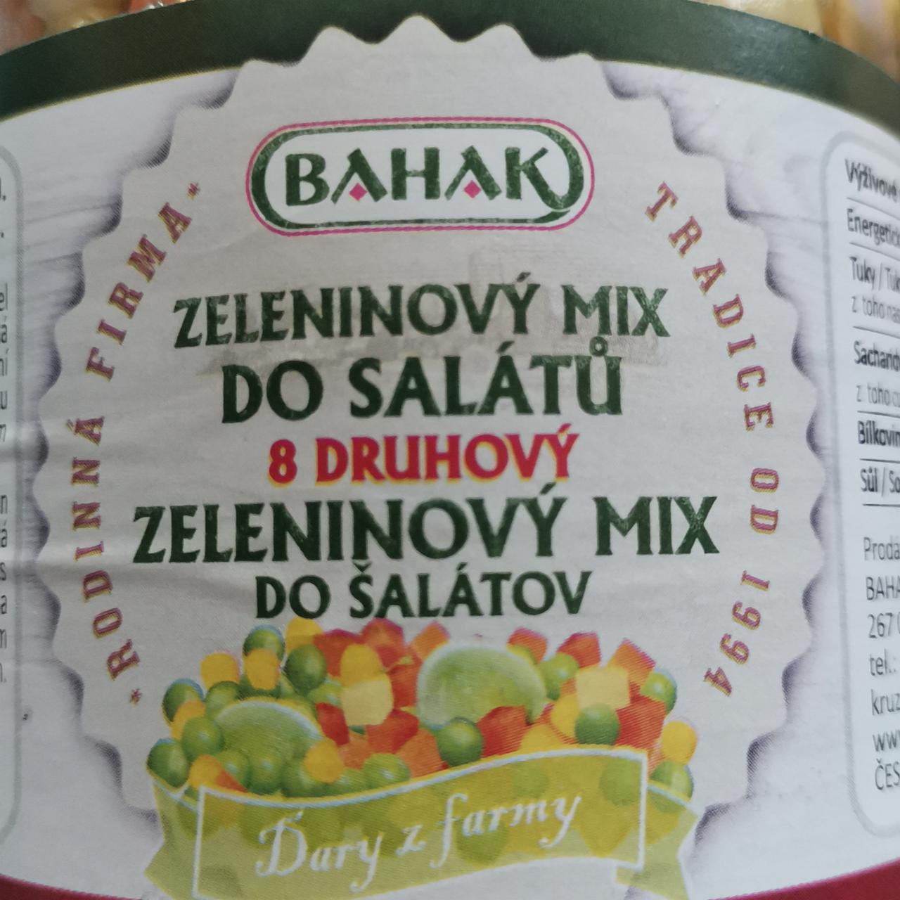 Fotografie - Zeleninový mix do salátů 8 druhový Bahak