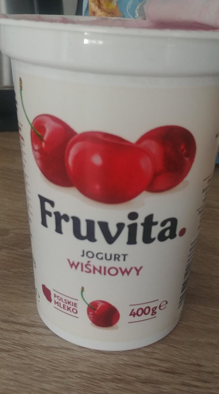 Fotografie - Jogurt wiśniowy FruVita