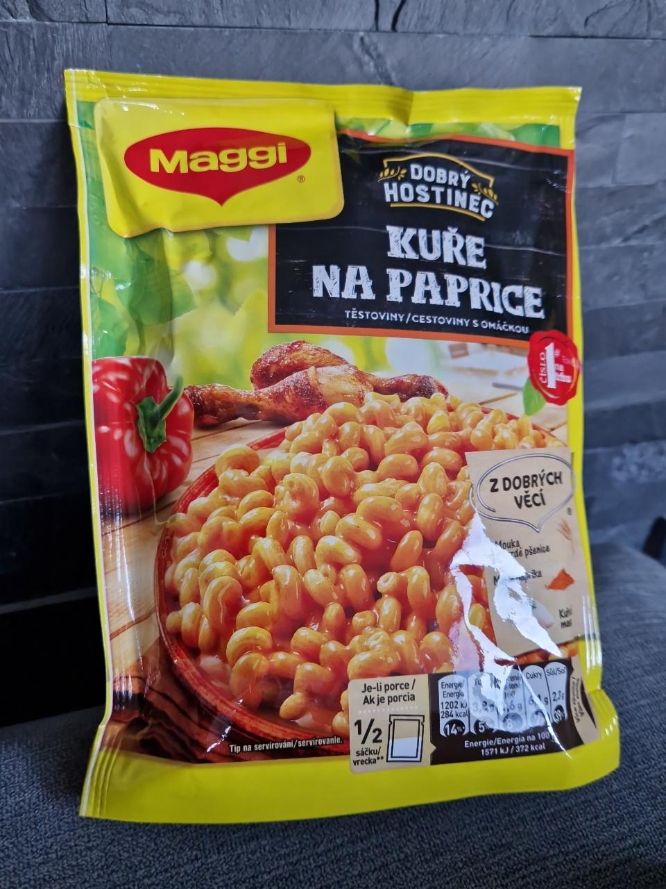 Fotografie - Kuře na paprice Dobrý hostinec Maggi