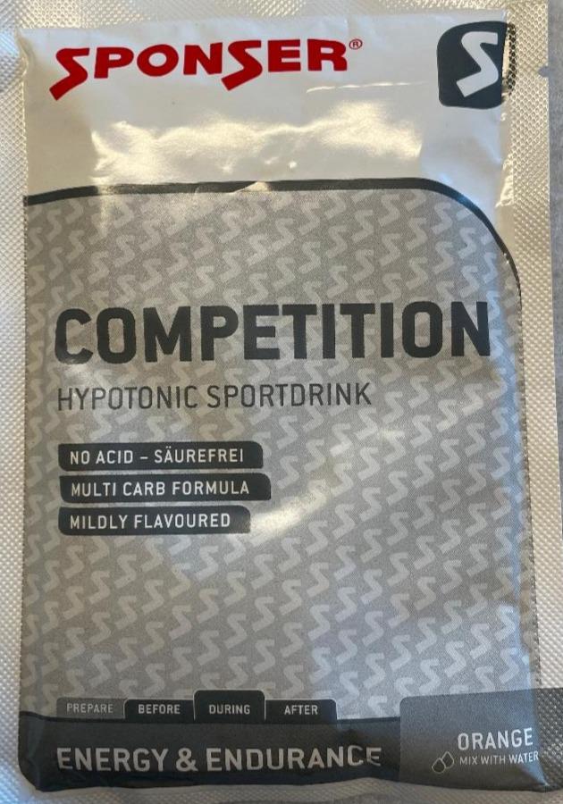 Fotografie - Competition Hypotonic Drink Pomeranč Sponser