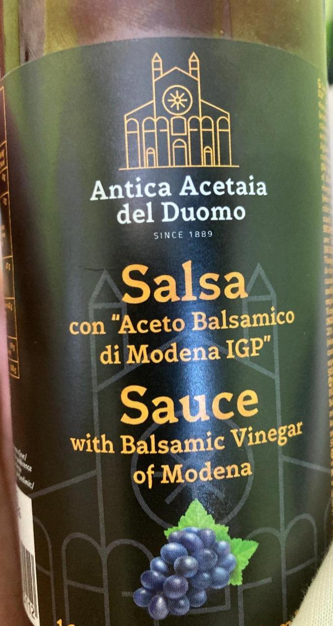 Fotografie - Salsa con aceto balsamico di modena igp Antica Acetaia del Duomo