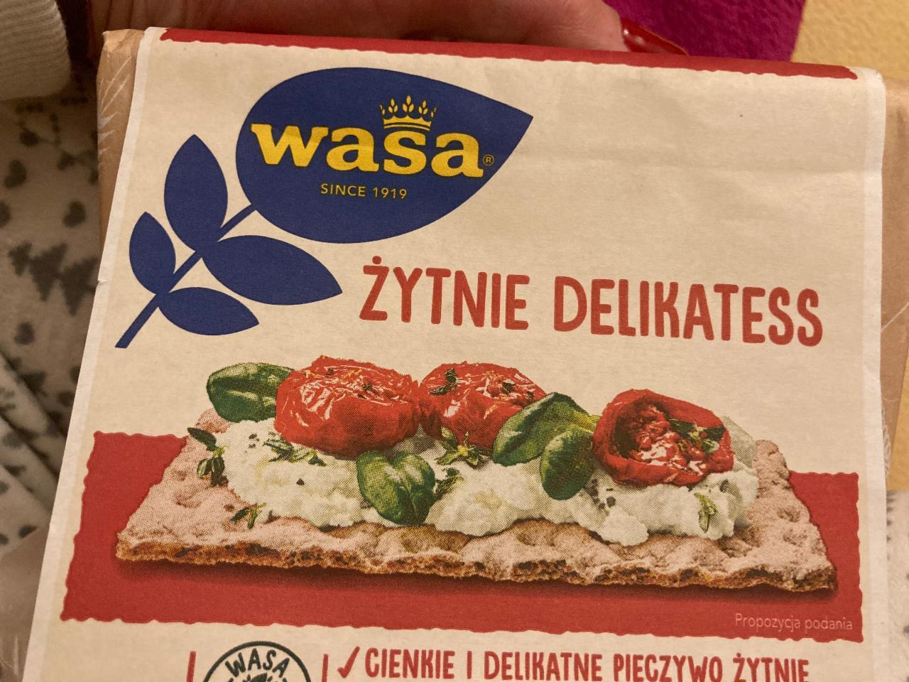 Fotografie - żytnie delikatess Wasa