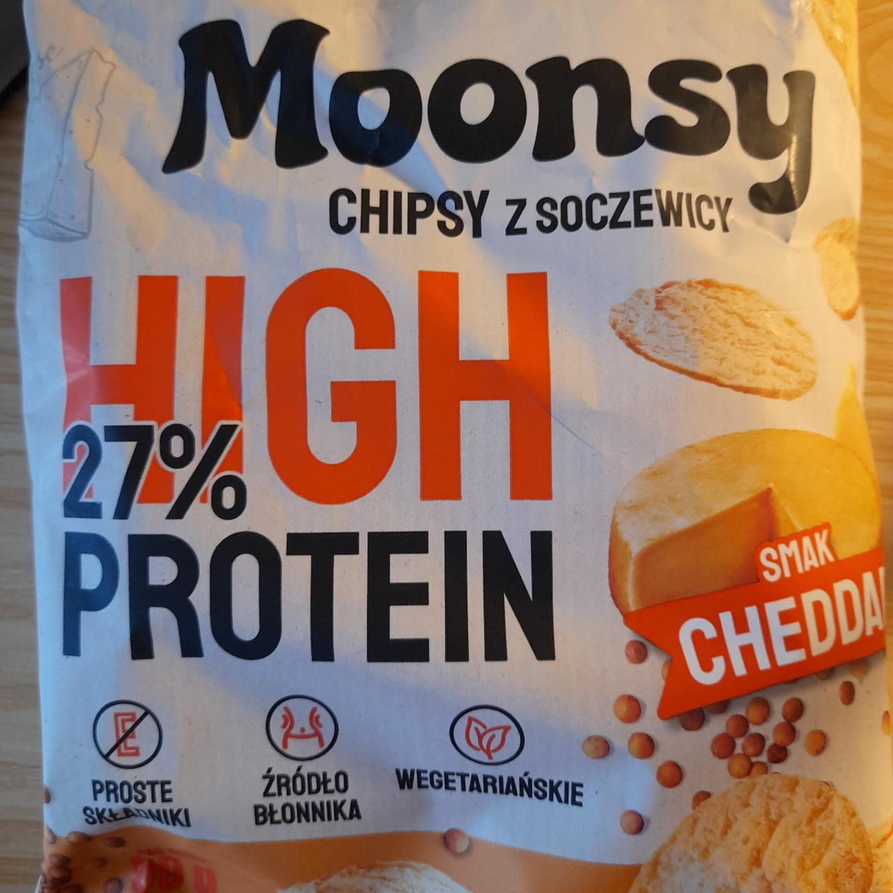 Fotografie - High 27% Protein smak cheddar Moonsy