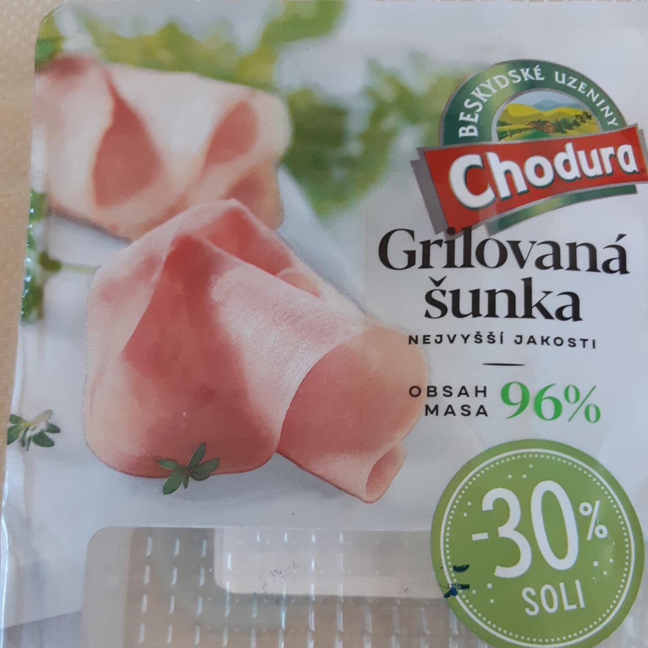 Fotografie - Grilovaná šunka 96% masa -30% soli Chodura