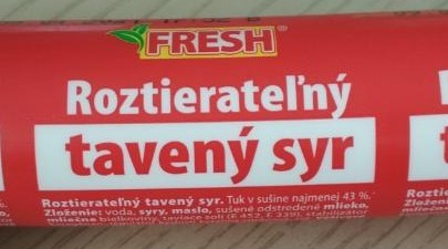 Fotografie - FRESH roztierateľný tavený syr