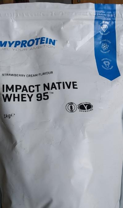 Fotografie - Impact Native Whey 95, Strawberry Cream