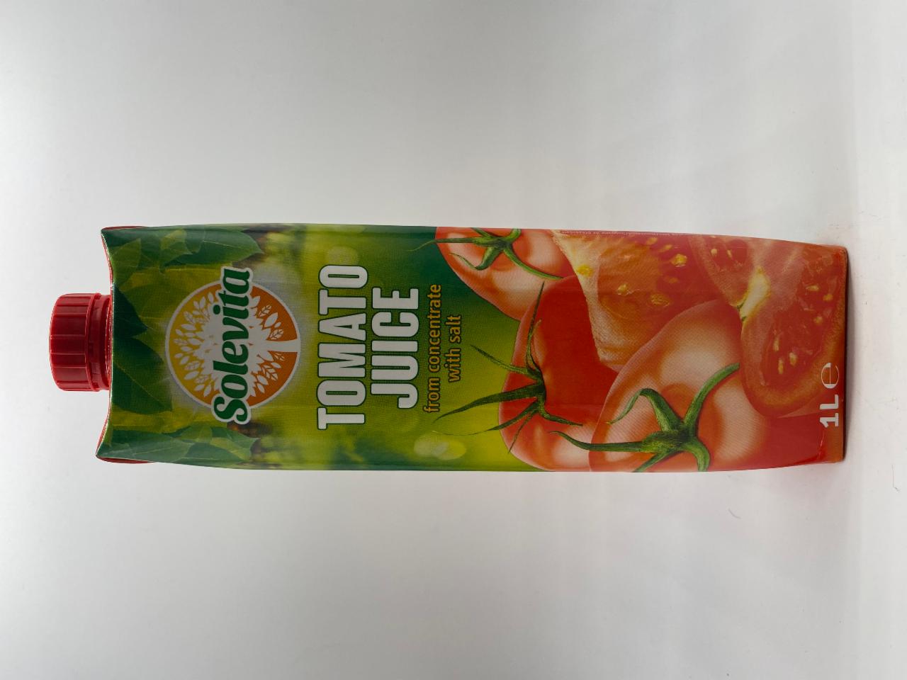 Fotografie - Tomato juice Solevita