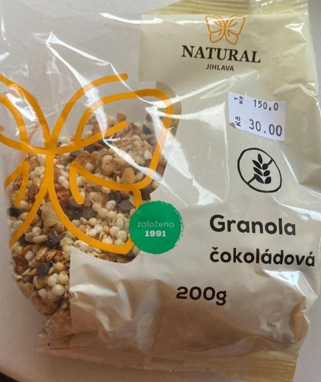 Fotografie - Granola čokoládová Natural Jihlava