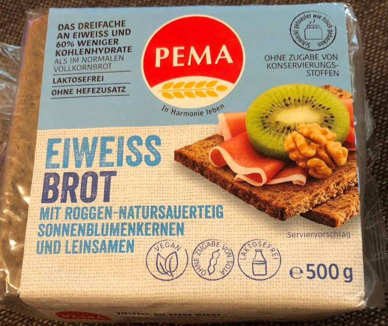 Fotografie - Eiweissbrot Pema