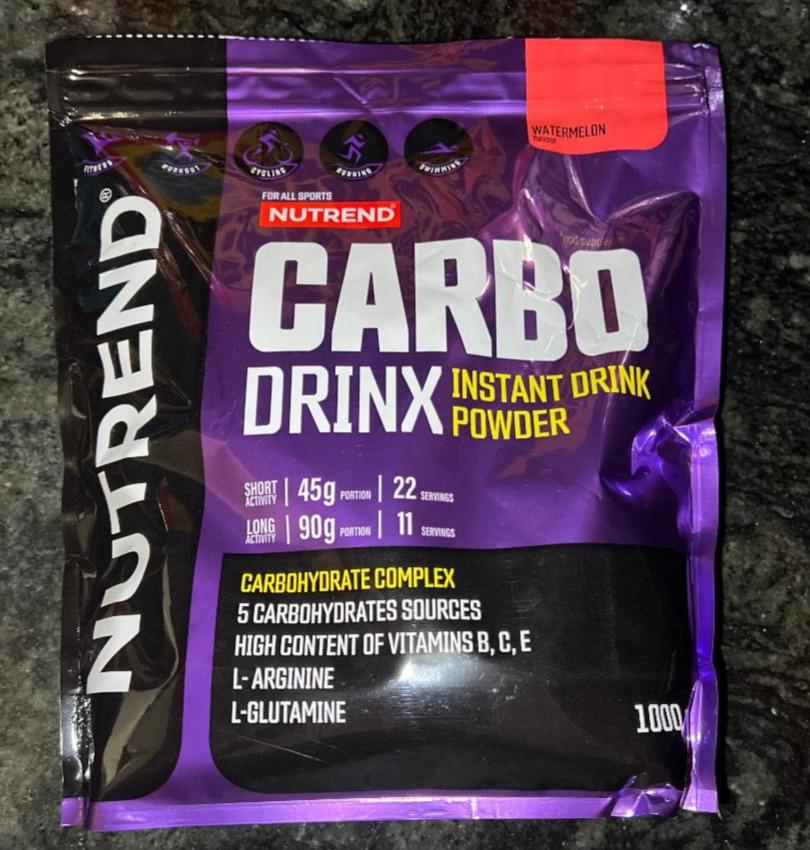 Fotografie - CarboDrinx Instant Drink Powder Watermelon Nutrend