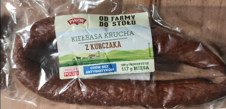 Fotografie - Kiełbasa krucha z kurczaka Pikok