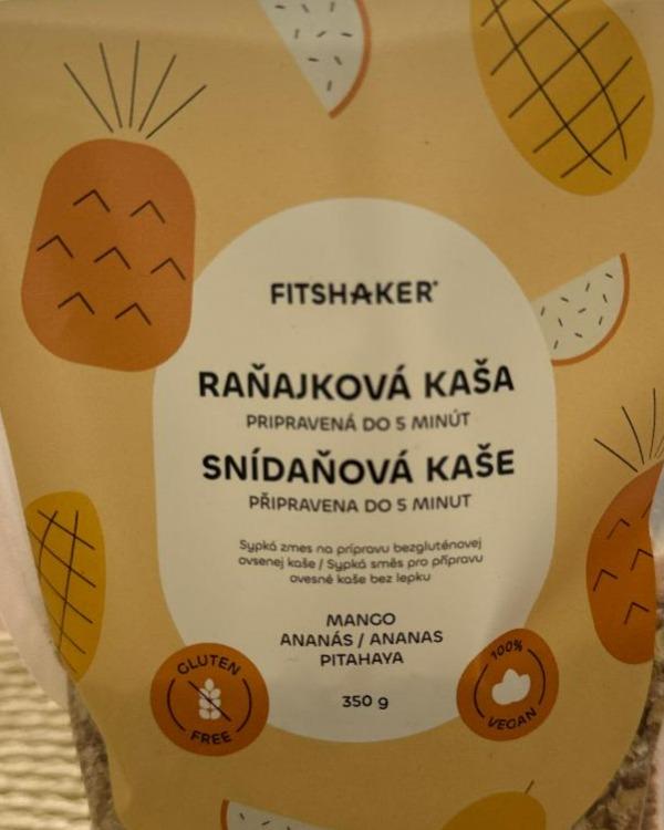 Fotografie - Snídaňová kaše Mango, Ananas, Pithaya Fitshaker