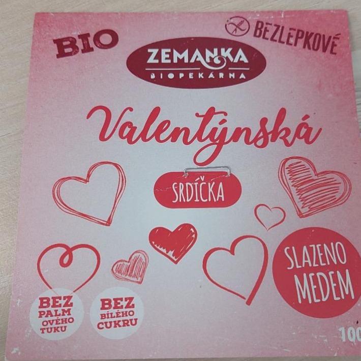 Fotografie - Bio Valentýnská srdíčka bezlepková Biopekárna Zemanka