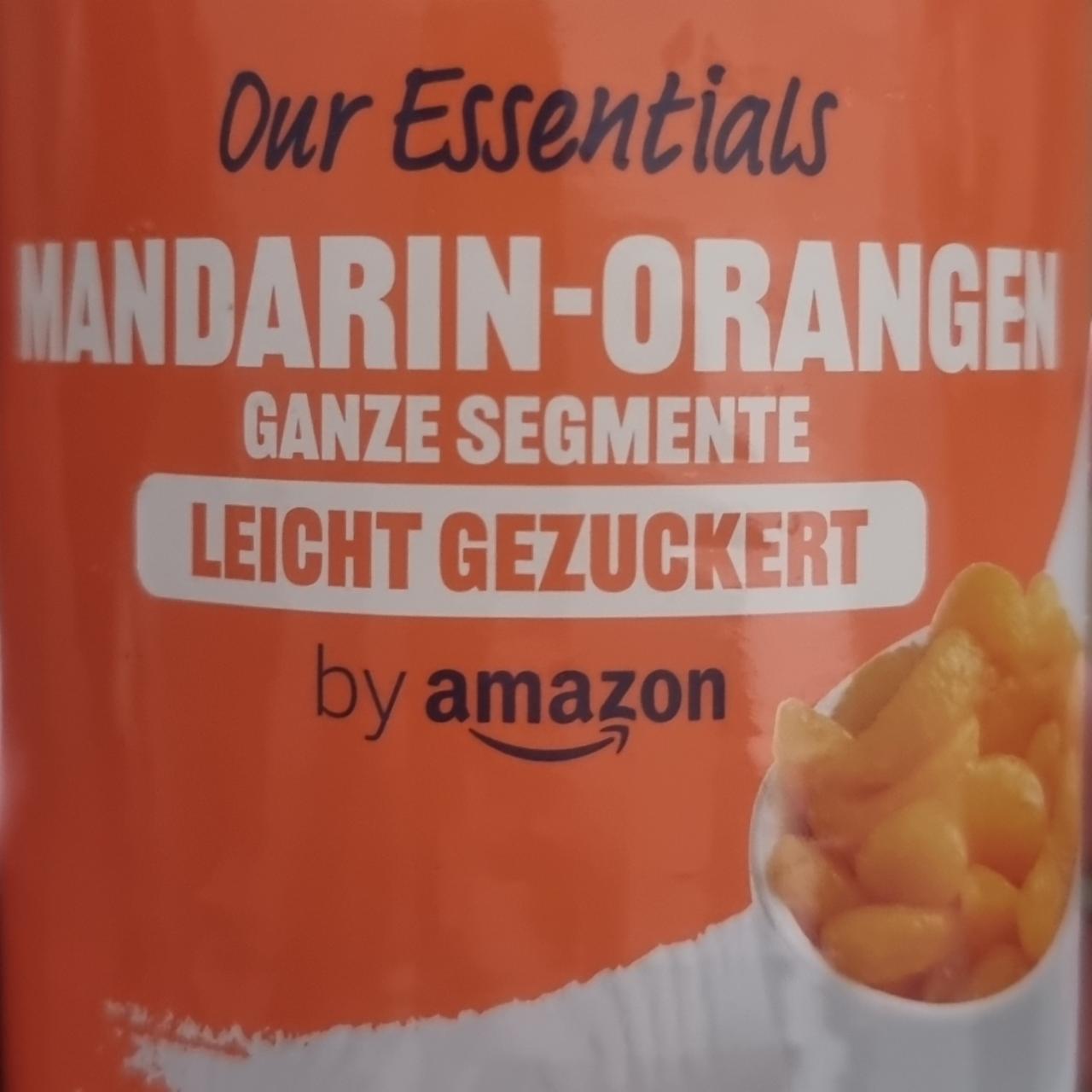 Fotografie - Mandarin orangen, ganze segmente, leicht gezuckert, by amazon