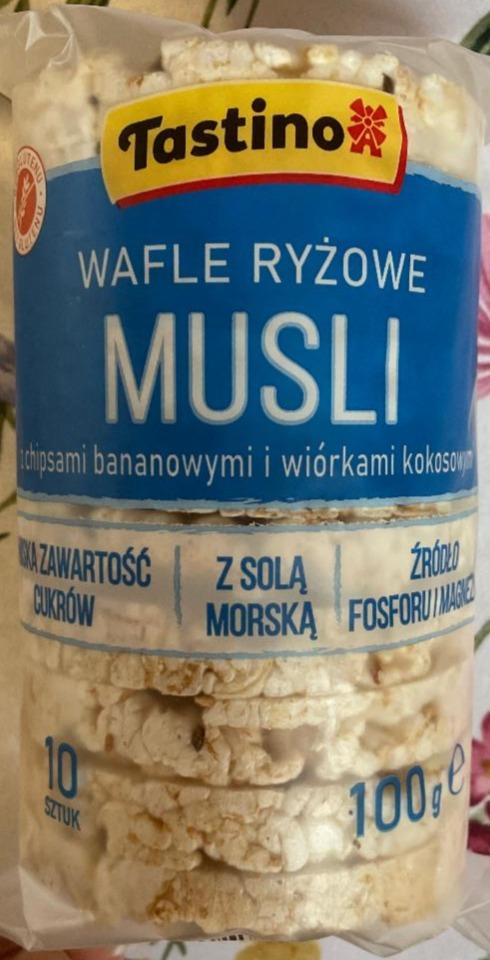 Fotografie - Wafle ryżowe Musli Tastino