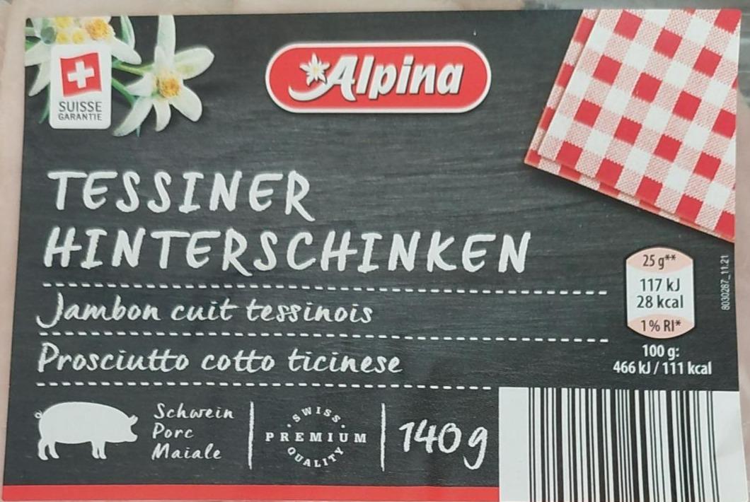 Fotografie - Tessiner Hinterschinken Alpina