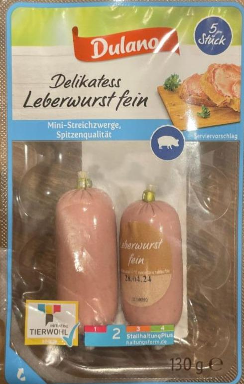 Fotografie - Delikatess Leberwurst fein Dulano