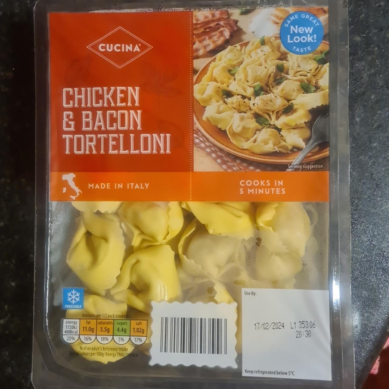 Fotografie - Chicken & bacon tortelloni Cucina