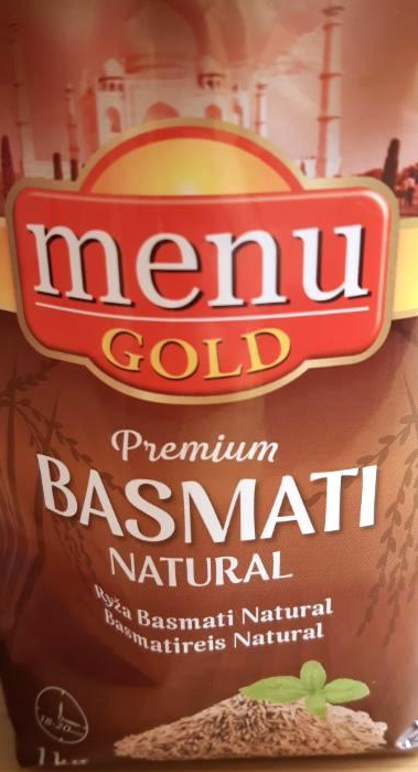 Fotografie - Premium Basmati Natural Menu Gold