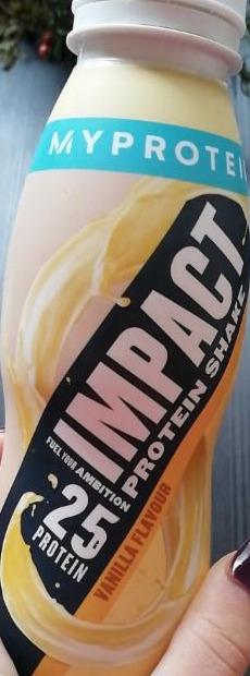 Fotografie - Impact Protein Shake Vanilla Myprotein