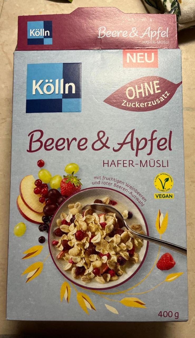 Fotografie - Beere & Apfel Hafer-Müsli Kölln