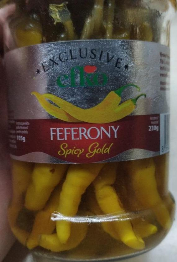 Fotografie - Feferony Spicy Gold Efko