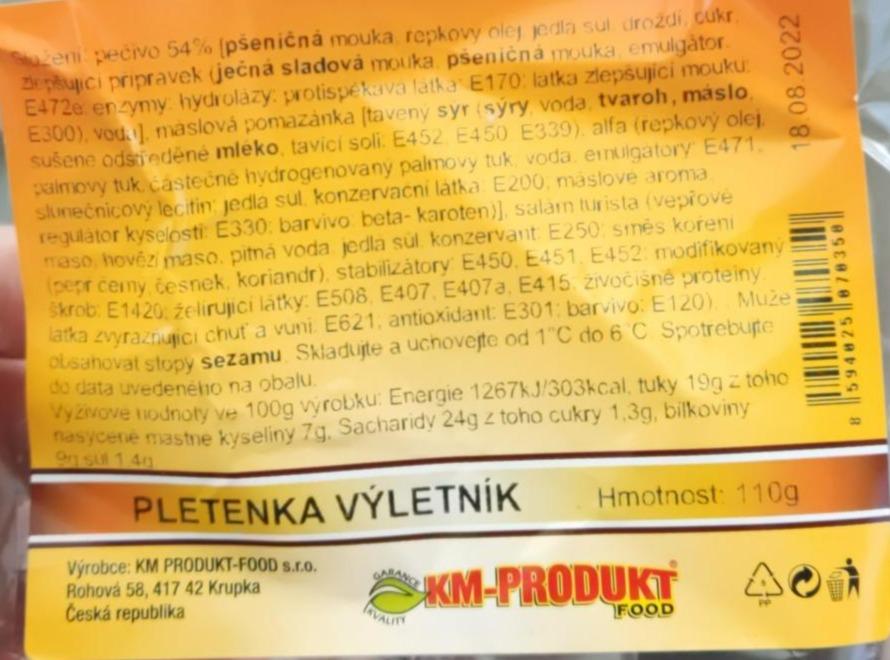 Fotografie - Pletýnka výletník KM-produkt