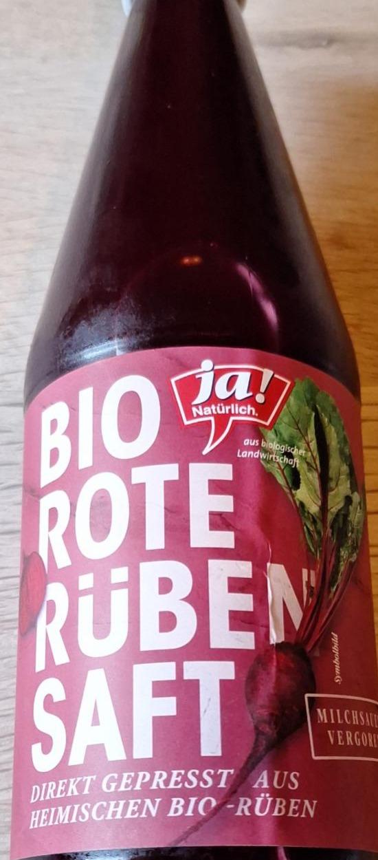 Fotografie - Bio rote rüben saft Ja! Natürlich.