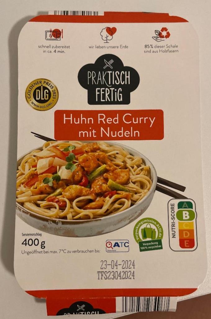 Fotografie - Huhn Red Curry mit Nudeln Praktisch Fertig