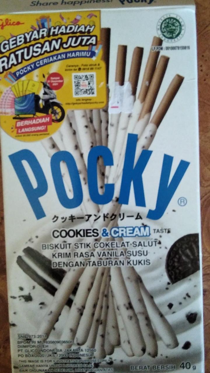 Fotografie - Pocky cookies & cream Glico