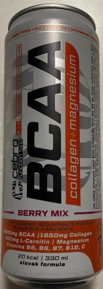 Fotografie - BCAA nápoj - berry mix, collagen+magnesium Cebra