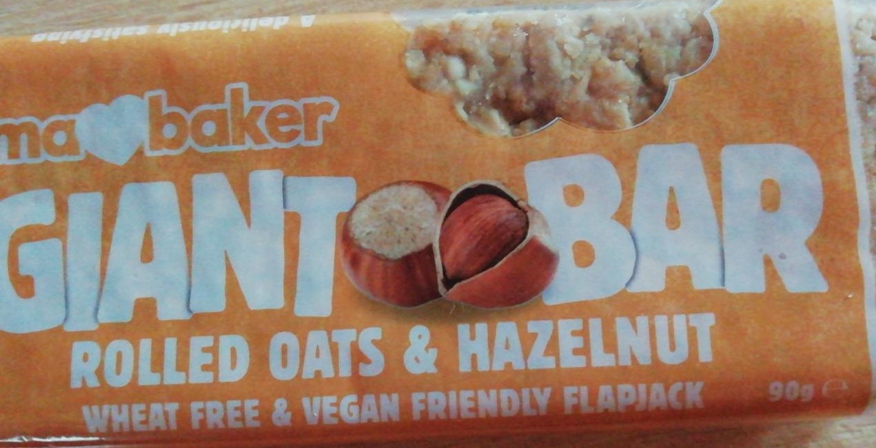 Fotografie - Giant Bar Rolled Oats & Hazelnut Ma Baker