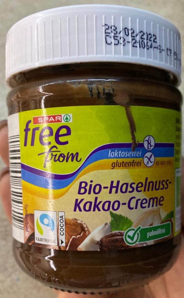 Fotografie - Bio-Haselnuss-Kakao-Creme Spar free from