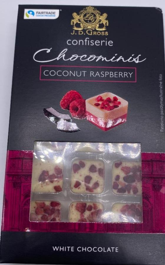 Fotografie - confectionary chocolate Raspberry a coconut J.D. Gross