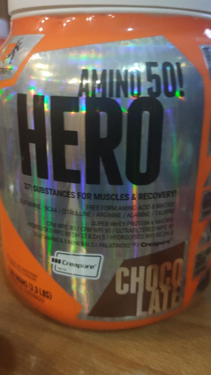 Fotografie - Amino 50! Hero chocolate Extrifit