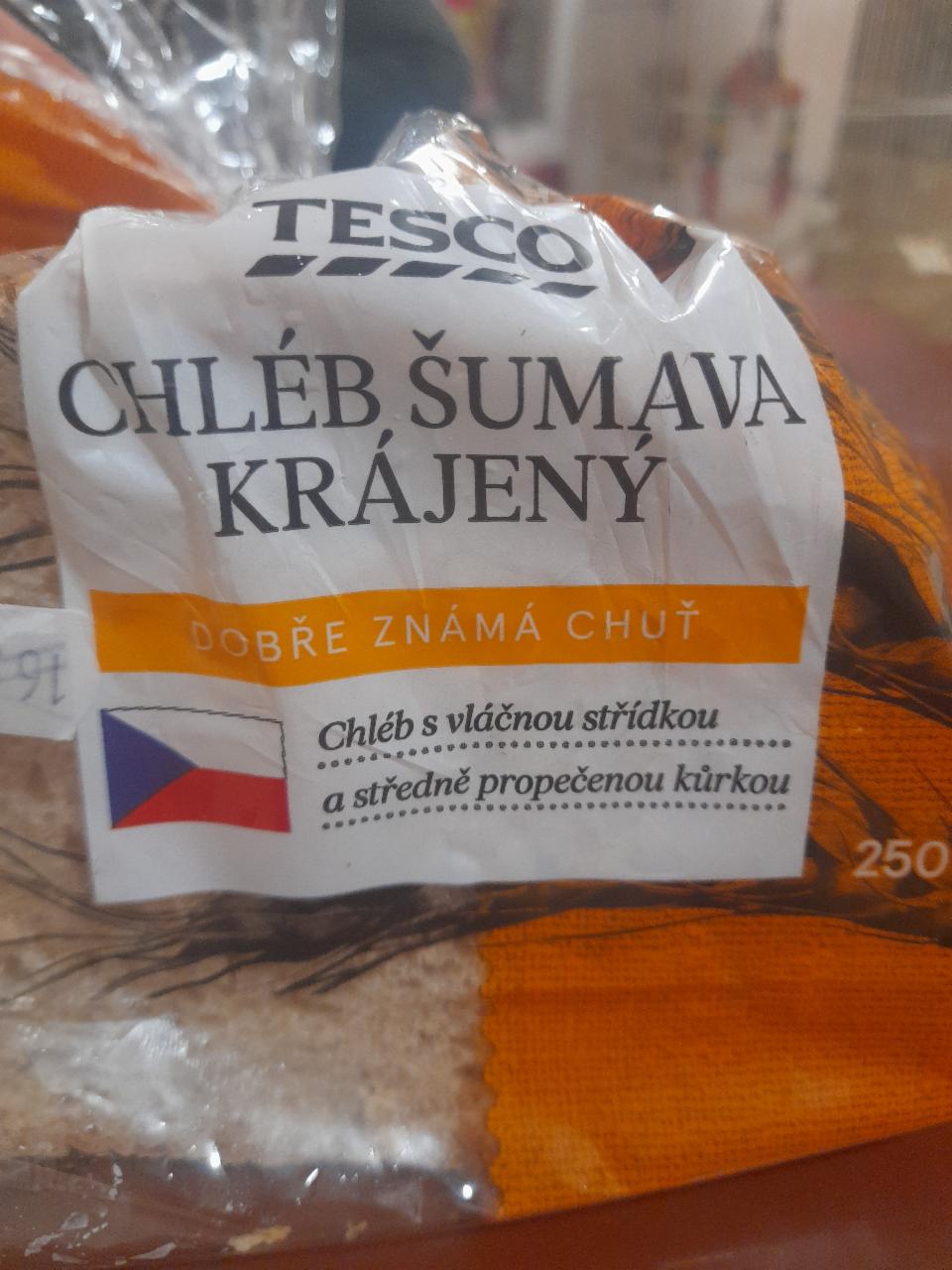 Fotografie - chléb Šumava Tesco