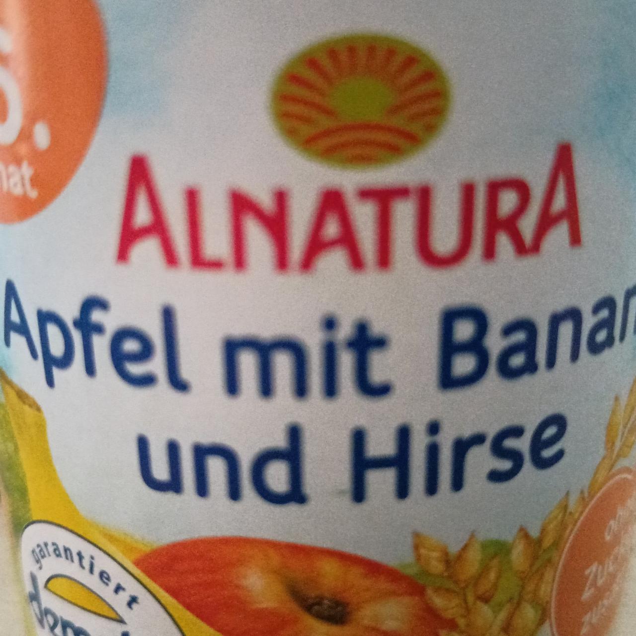 Fotografie - Bio Apfel mit Banane und Hirse Alnatura