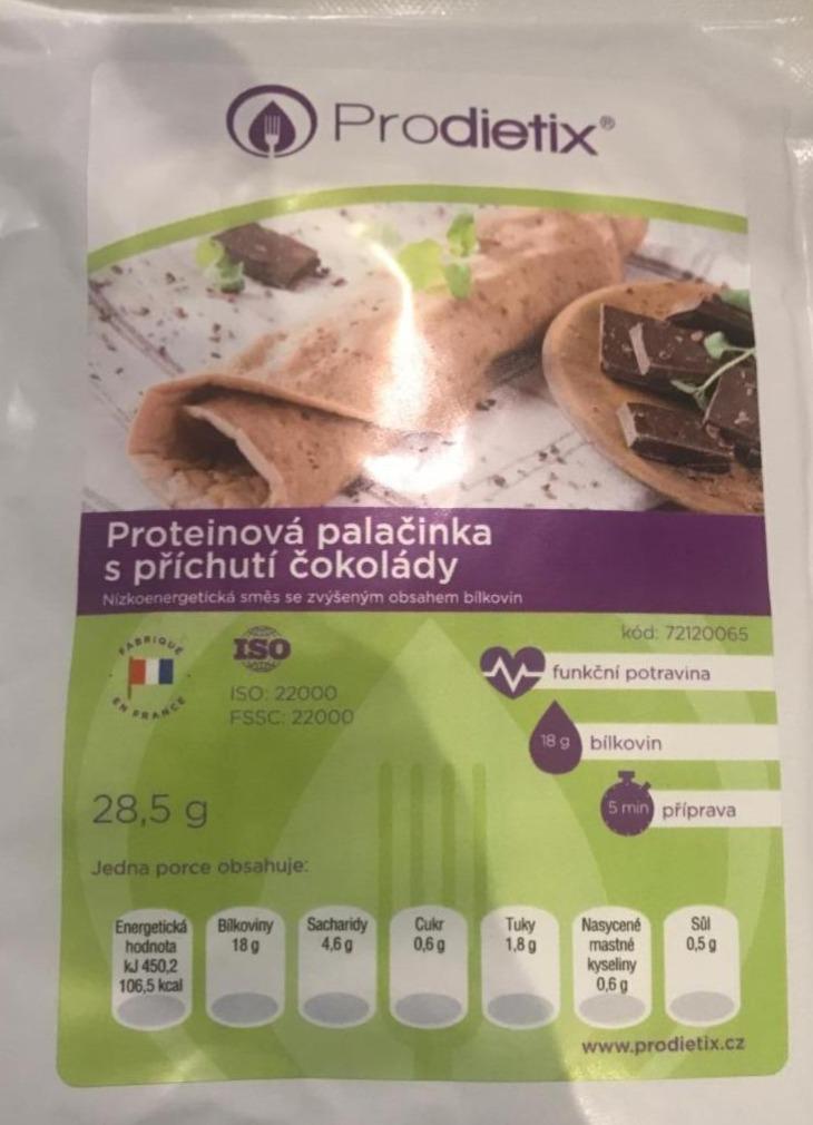 Fotografie - Proteinová palačinka s čokoládovou příchutí Prodietix